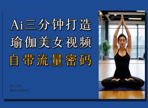 Ai3分钟打造瑜伽美女视频，自带流量密码-ANQUYE-HENHENLU-26UUU[首页]