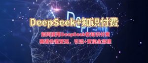 如何使用DeepSeek在知识付费赛道价值变现，引流+变现全流程-ANQUYE-HENHENLU-26UUU[首页]